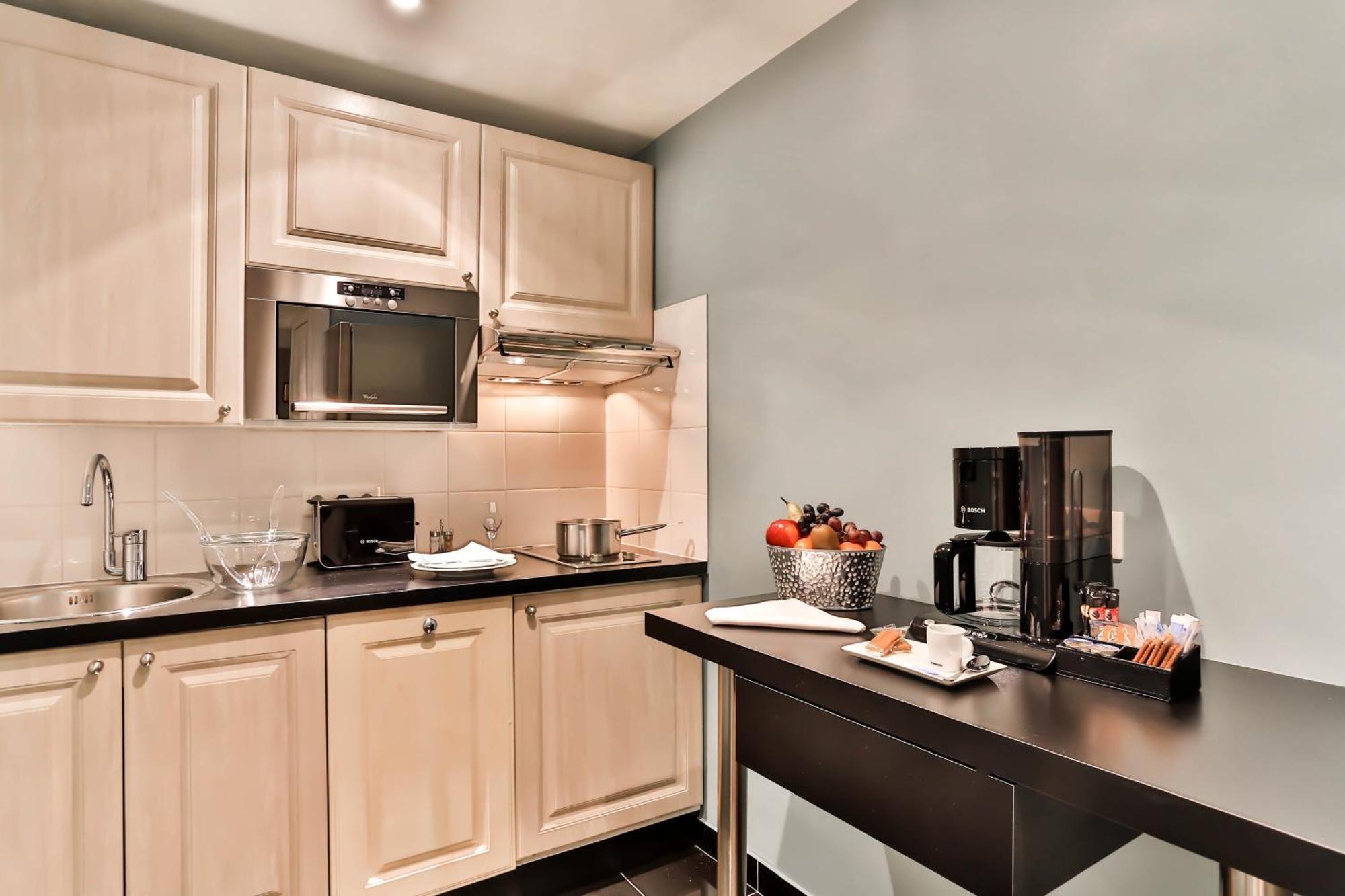 ホテル フレイザー スイート ル クラリッジ シャンゼリゼ パリ エクステリア 写真 Kitchenette